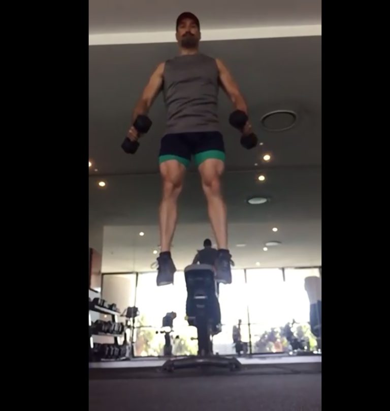 Dumbbell Jump Squats